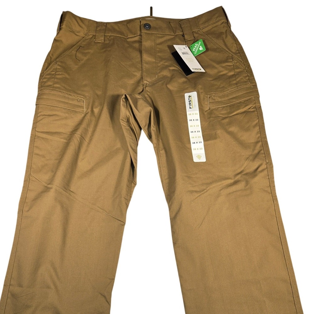 First Tactical Mens A2 Pant 114038 Coyote Brown Tactical Cargo Pants 38x32 NWT